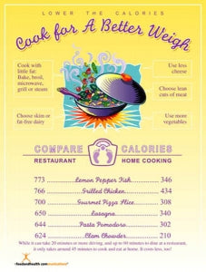 Cook For a Better Weigh Poster