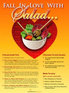 Fall in Love With Salad Poster